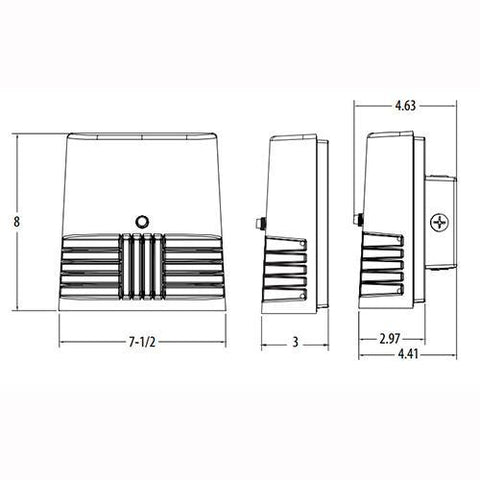 LUM MURAL LED 13W 120V1271LM 4000K 76CRI DLC - Groupe Phenicie Electrique Inc.