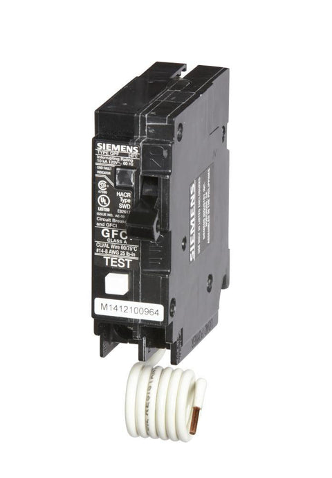 DISJ DFT 15A 1P 120V 10KA PLUG-IN UNIPO 5MA - Groupe Phenicie Electrique Inc.