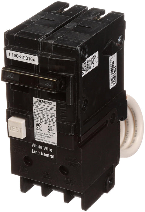 DISJ DFT 15A 2P 240V 10KA PLUG-IN BIPOL 5MA - Groupe Phenicie Electrique Inc.