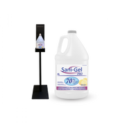 4L Sani-Gel Pro 70% Ethanol & Stand Hand Sanitizer 4 Liter pump and stand - Groupe Phenicie Electrique Inc.